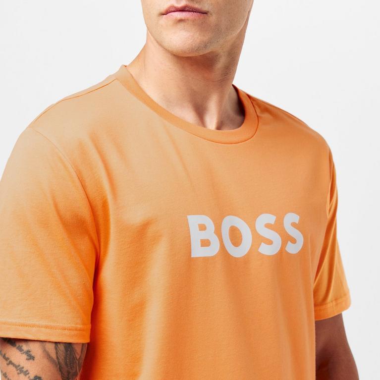 Boss Mens BOSS Bodywear Short Sleeve T-Shirt with Logo Print Detail