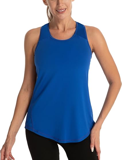 Gym Tops for Women Sleeveless Yoga Fitness Shirts Racerback Sports Top Women