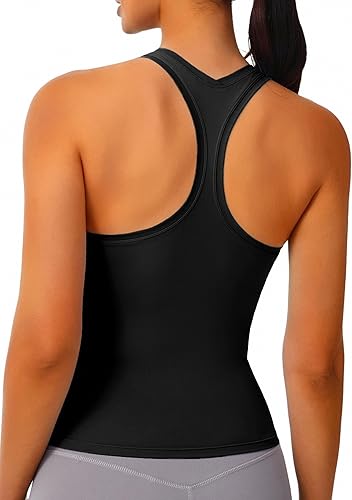 JOYSPELS Workout Tank Tops for Women - Butter Soft Racerback Athletic Tops Sleeveless Gym Yoga Shirts