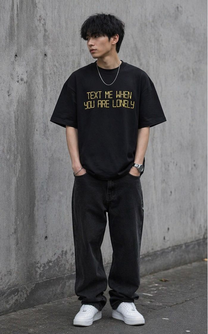 Pagador Bleek Boxy Tee Washed Black and Grey l SUMMER COLLECTION FOR MEN