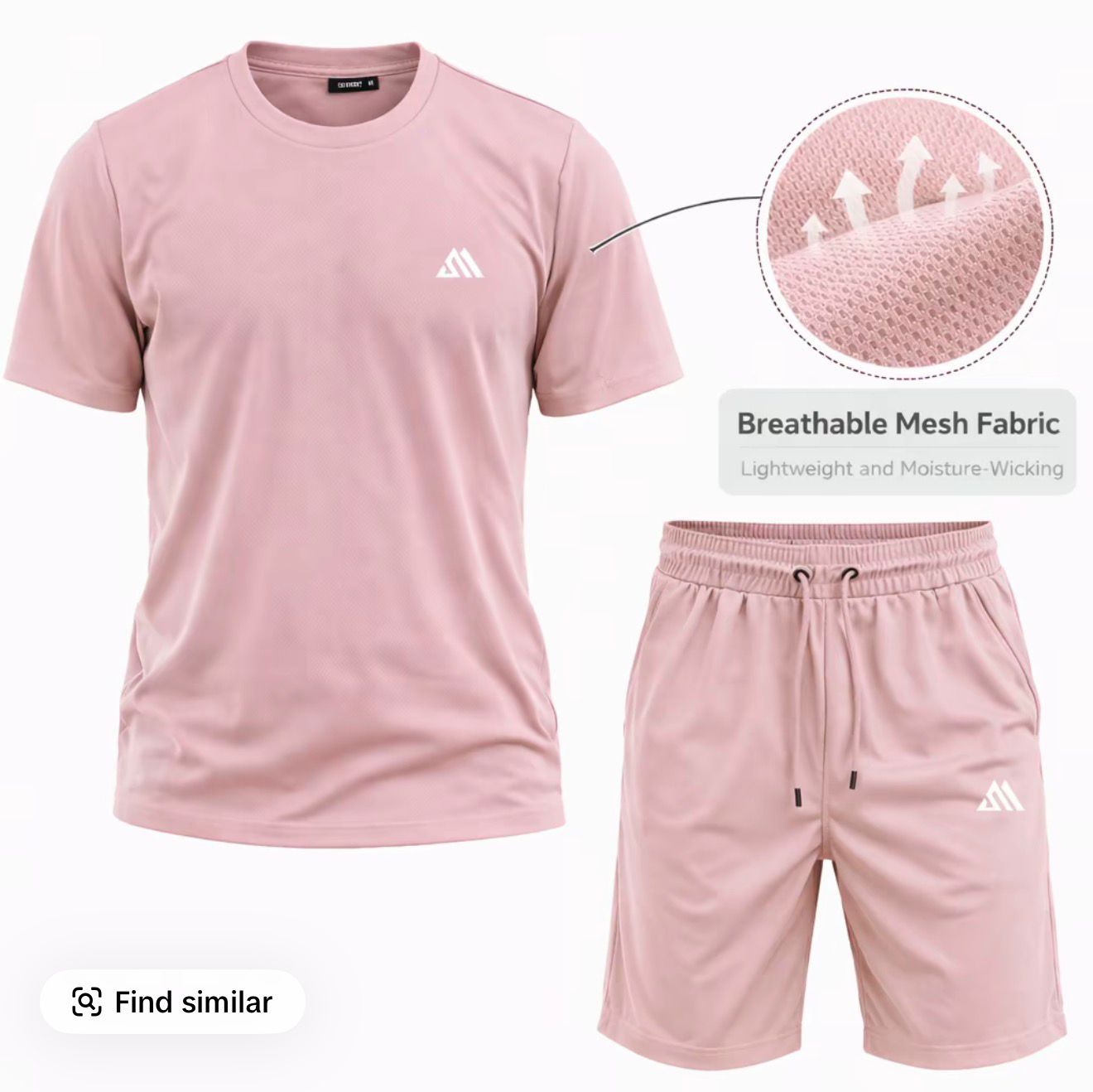 Trail-Tex Men’s Athletic Shorts Set – Running and Exercise set design for Gym wear
