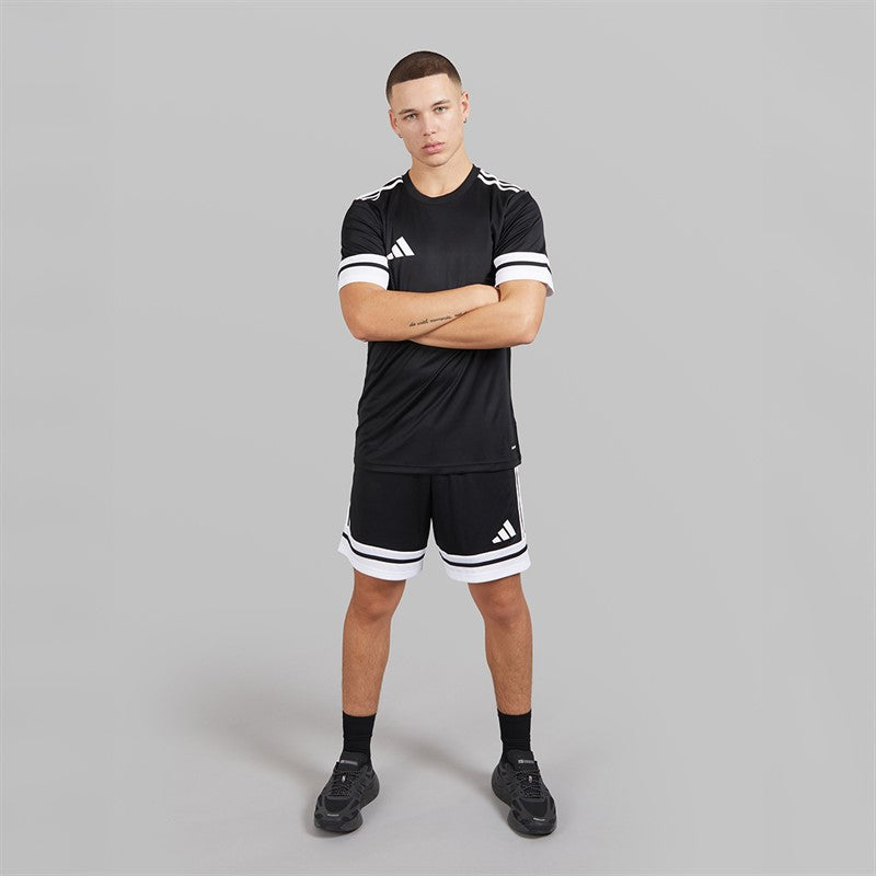 adidas Mens Squadra 25 T-Shirt Team Navy Blue/White