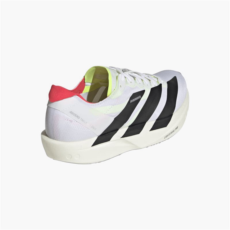 Womens Adizero Takumi Sen 11 Neutral Running Shoes Cloud White/Core Black/Lucid Red