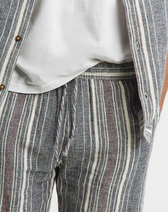 Textured Stripe Co-ord Short