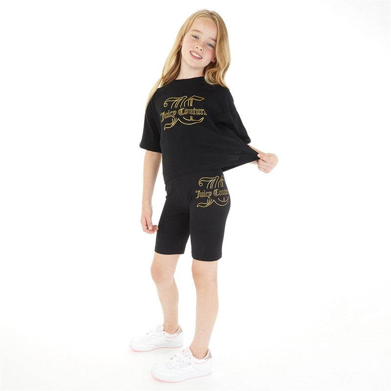 Juicy Couture Girls Cycling Short Black