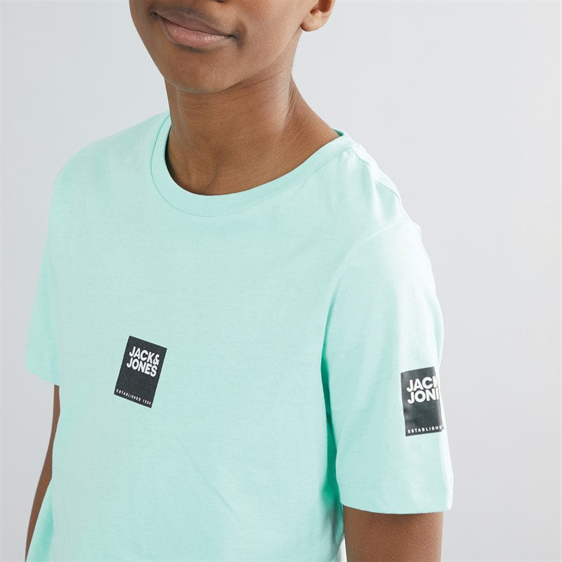 JACK & JONES Boys Drive T-shirt And Shorts Set Island Paradise