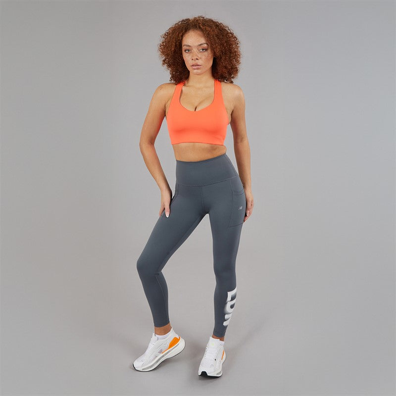 Womens NB Power X High Impact Sports Bra Orange