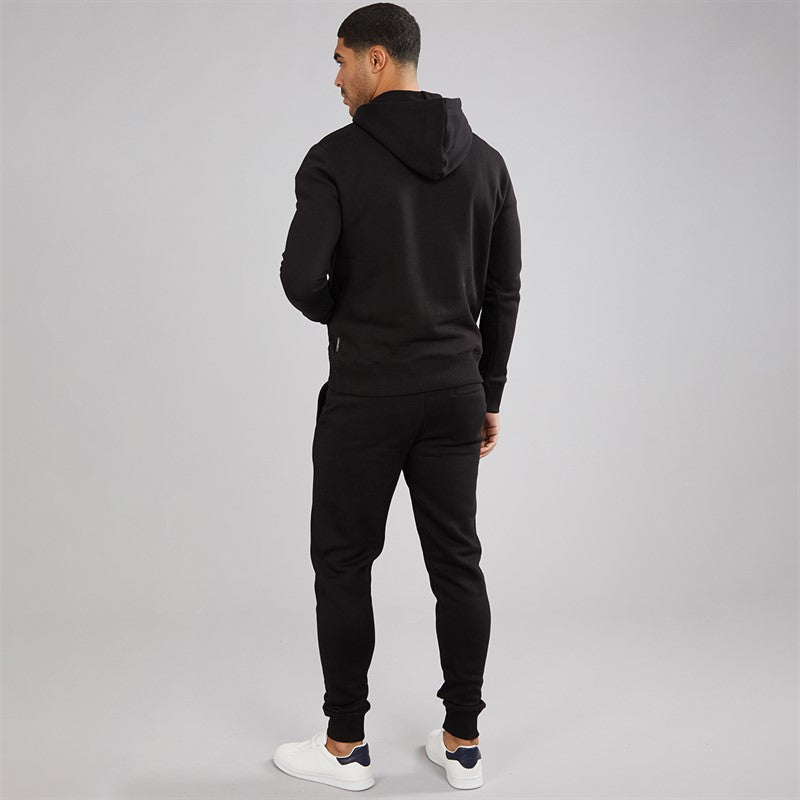 French Connection Mens Script Tracksuit Black/White