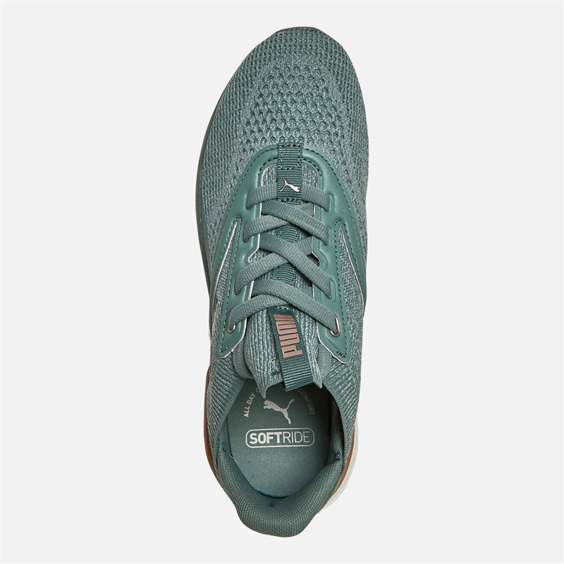 Puma Womens Softride Mayve Neutral Running Shoes Green Moon/Cool Mid Gray/Warm White