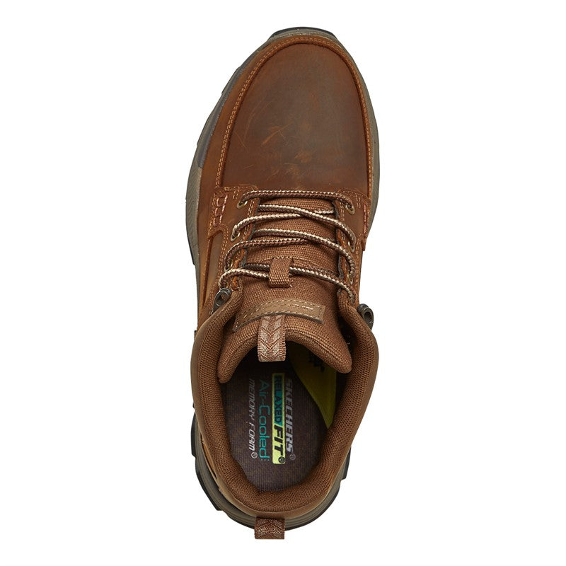 SKECHERS Mens Respected Boswell Boots Dark Brown