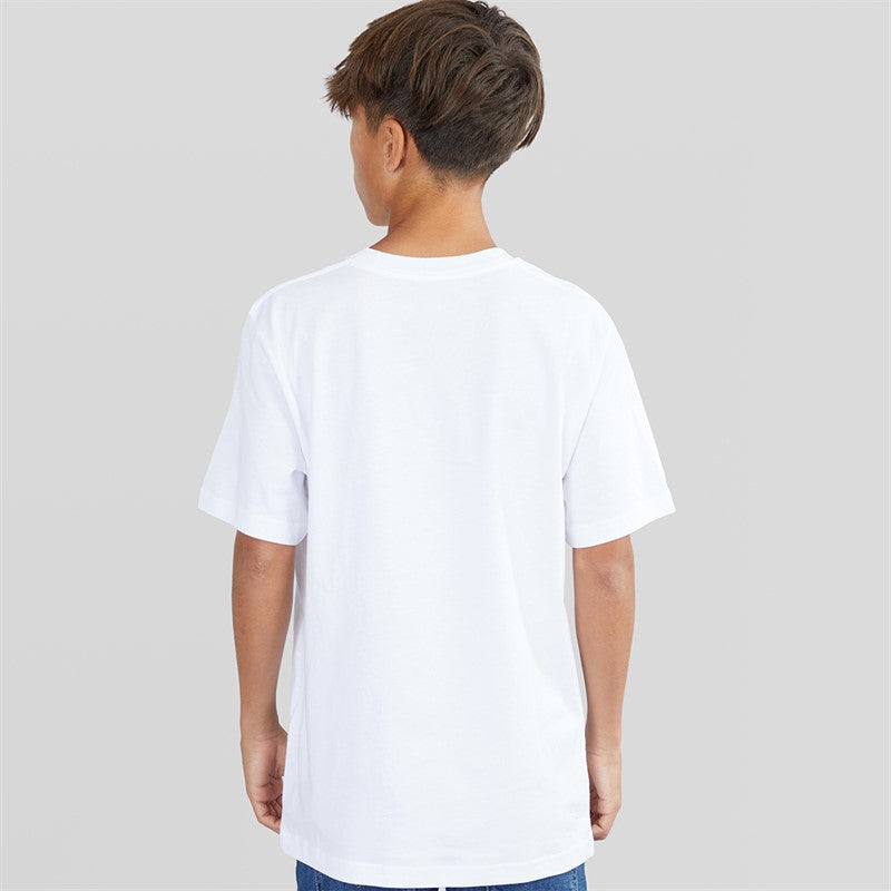 Vans Boys Left Chest Logo T-Shirt White