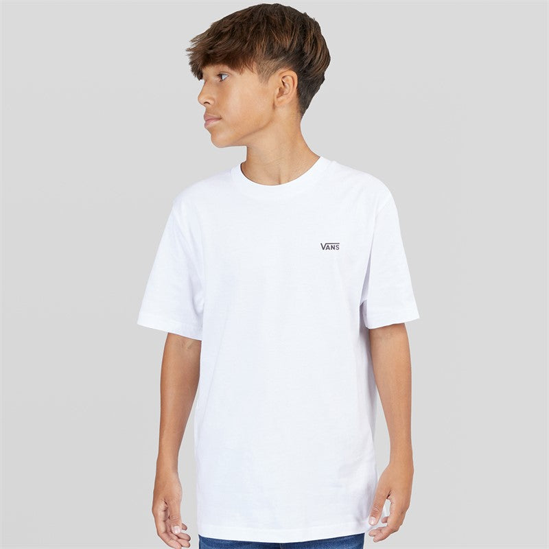 Vans Boys Left Chest Logo T-Shirt White