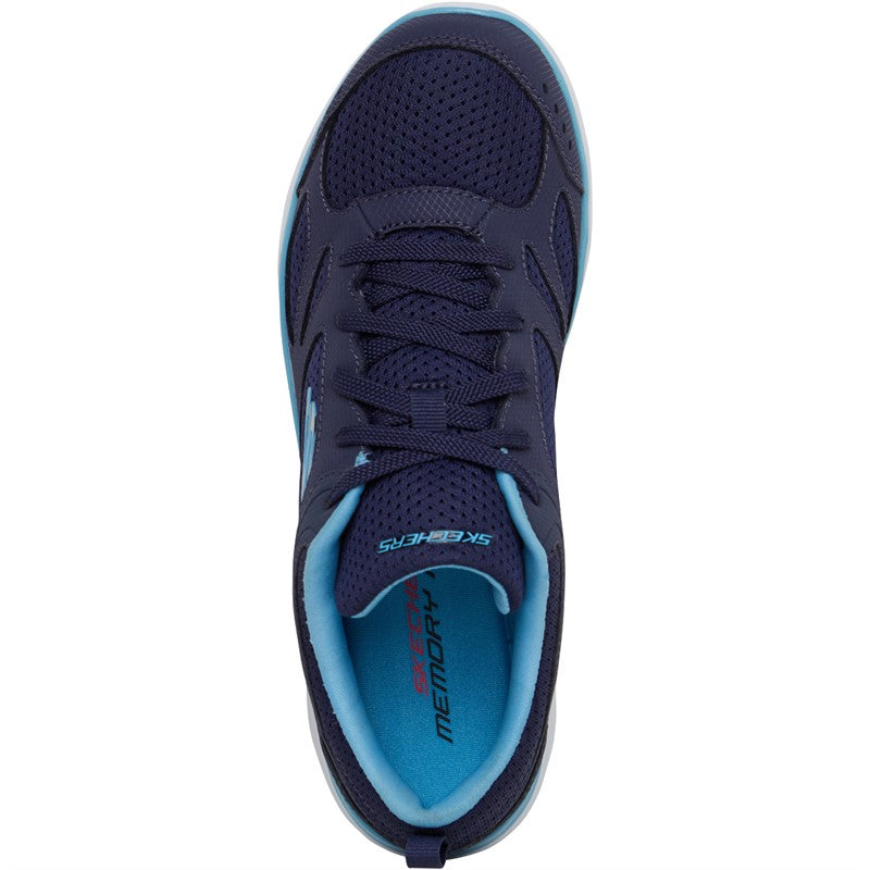 SKECHERS Womens Skechers Summits Suited Trainers Navy/Blue