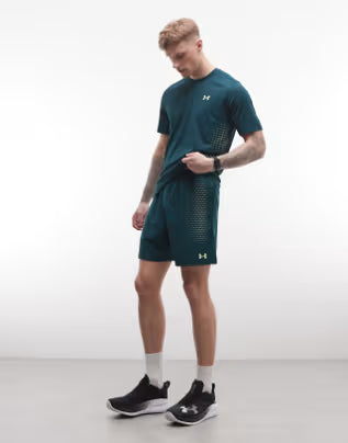 Under Armour Tech Play shorts in arden green