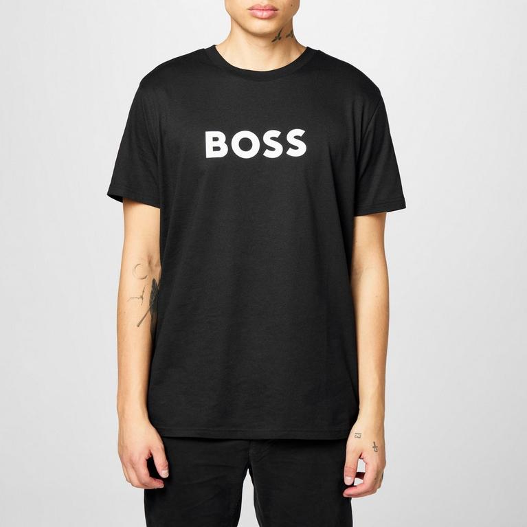 Boss Mens BOSS Bodywear Short Sleeve T-Shirt with Logo Print Detail