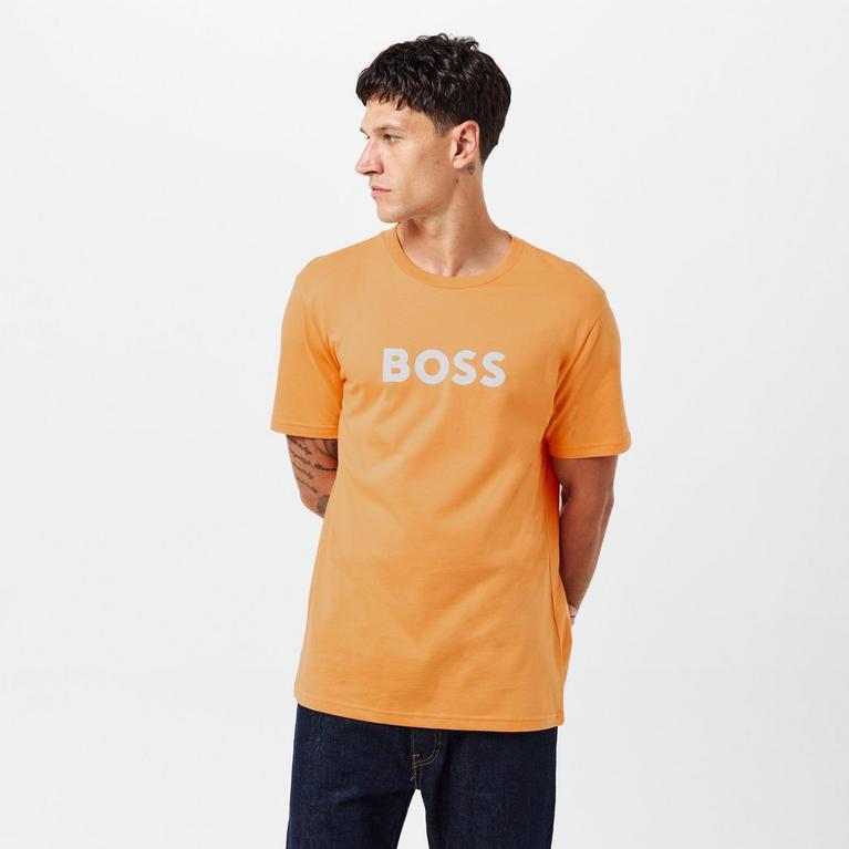 Boss Mens BOSS Bodywear Short Sleeve T-Shirt with Logo Print Detail