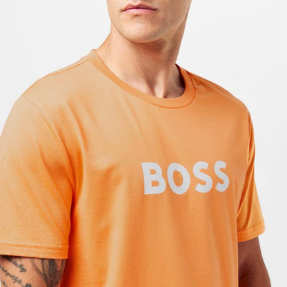 Boss Mens BOSS Bodywear Short Sleeve T-Shirt with Logo Print Detail