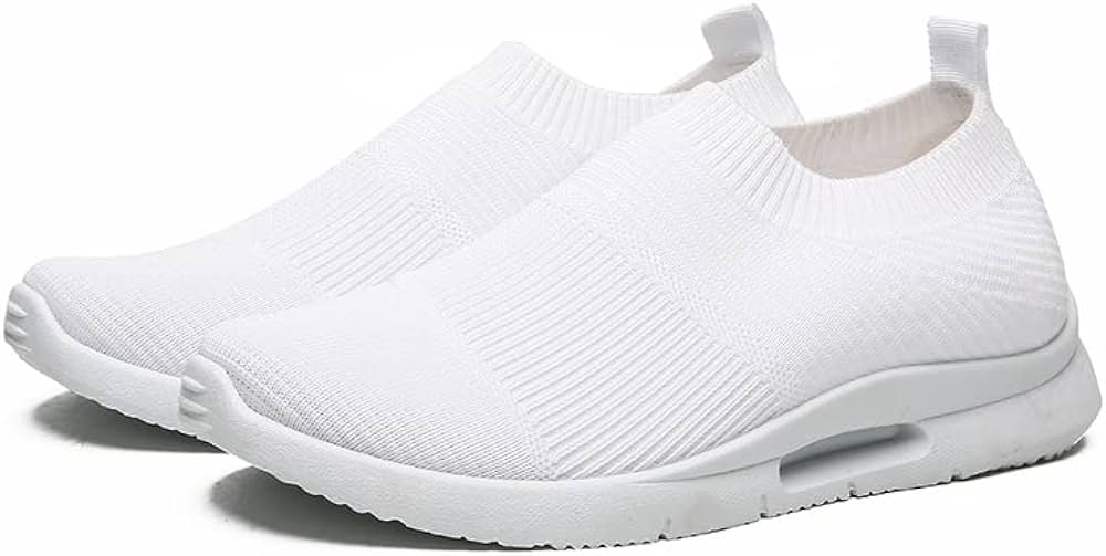 Mens Trainers Running Shoes Lightweight Slip on Sneakers Gym Fashion Walking Shoes