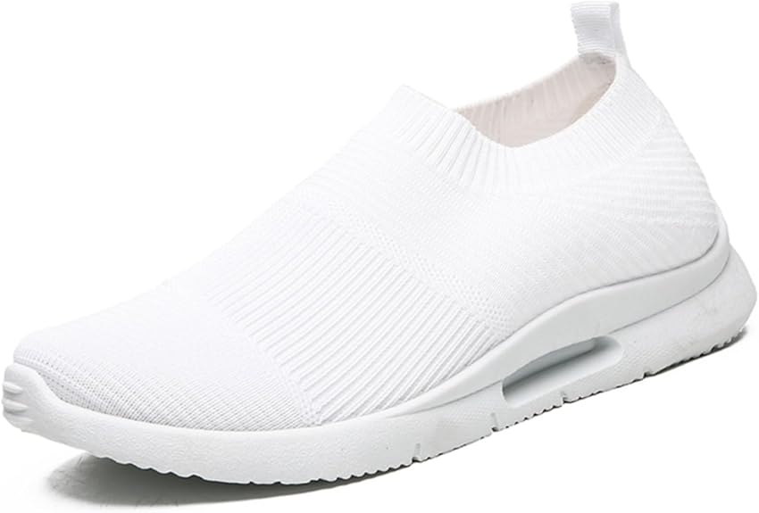 Mens Trainers Running Shoes Lightweight Slip on Sneakers Gym Fashion Walking Shoes