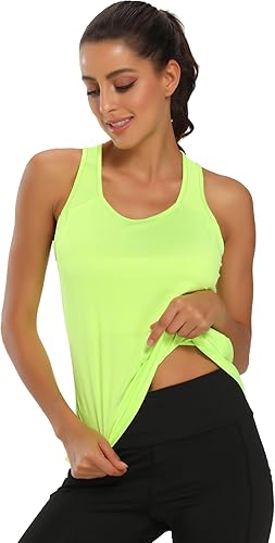 Gym Tops for Women Sleeveless Yoga Fitness Shirts Racerback Sports Top Women