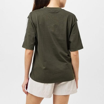 adidas Essentials 3 Stripe T-Shirt Womens