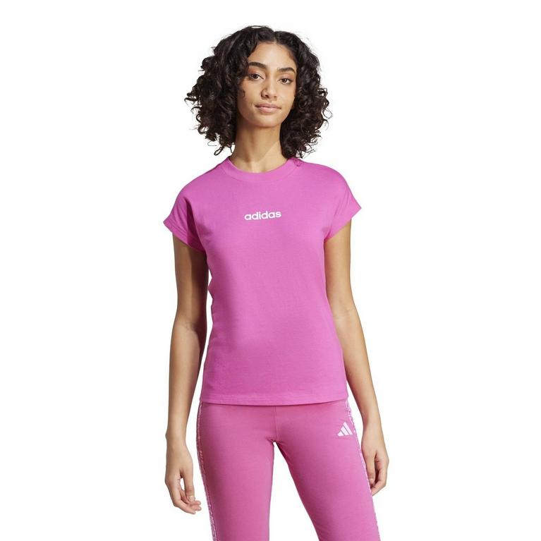 adidas Essentials Linear Cotton T-Shirt Womens