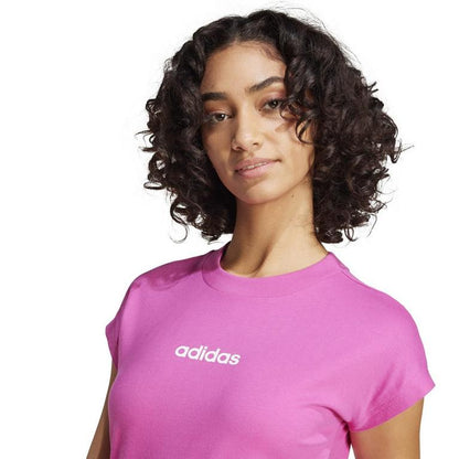 adidas Essentials Linear Cotton T-Shirt Womens