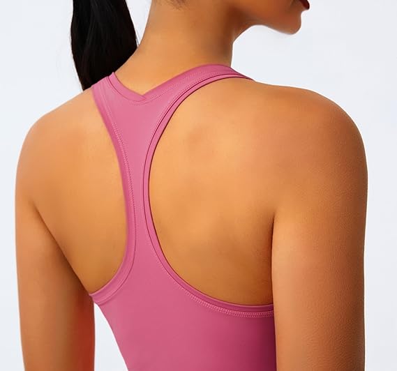 JOYSPELS Workout Tank Tops for Women - Butter Soft Racerback Athletic Tops Sleeveless Gym Yoga Shirts