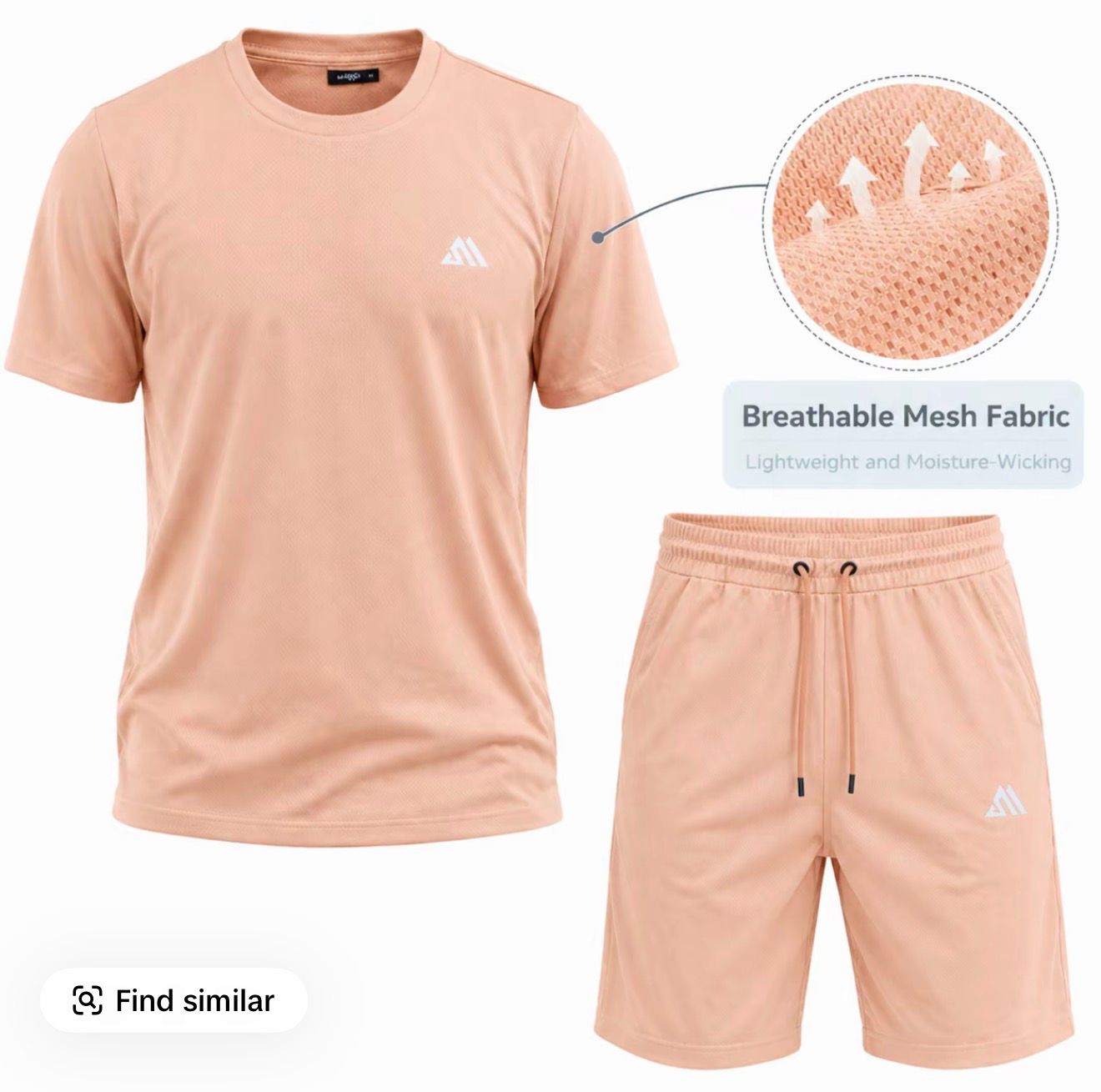 Trail-Tex Men’s Athletic Shorts Set – Running and Exercise set design for Gym wear