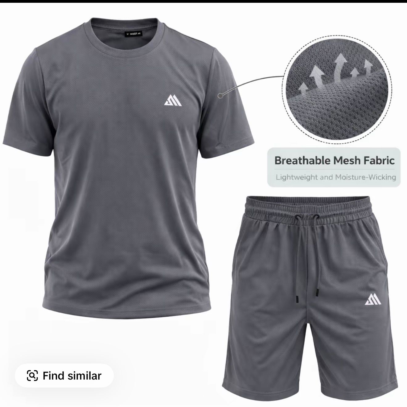 Trail-Tex Men’s Athletic Shorts Set – Running and Exercise set design for Gym wear