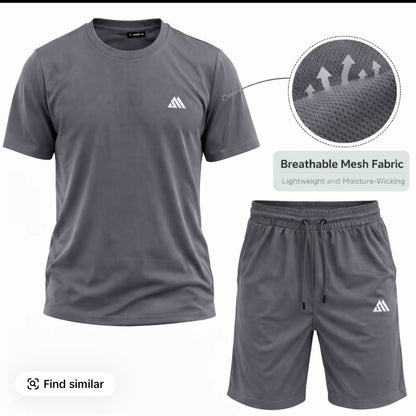 Trail-Tex Men’s Athletic Shorts Set – Running and Exercise set design for Gym wear