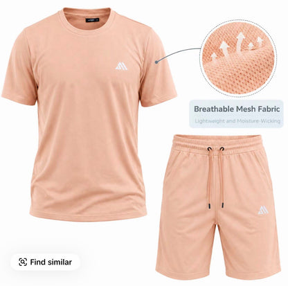 Trail-Tex Men’s Athletic Shorts Set – Running and Exercise set design for Gym wear