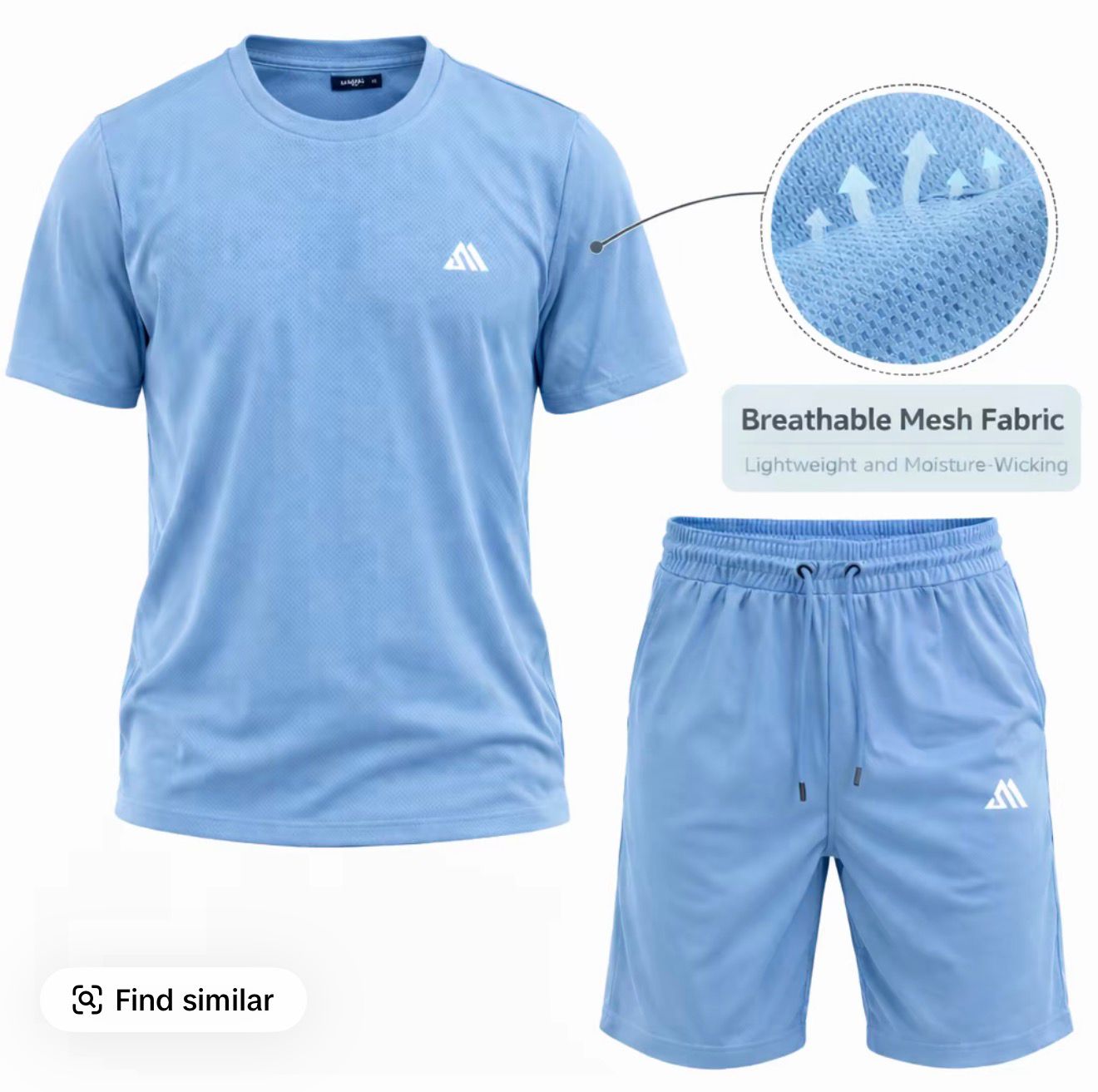 Trail-Tex Men’s Athletic Shorts Set – Running and Exercise set design for Gym wear