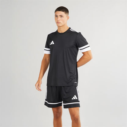 adidas Mens Squadra 25 T-Shirt Team Navy Blue/White