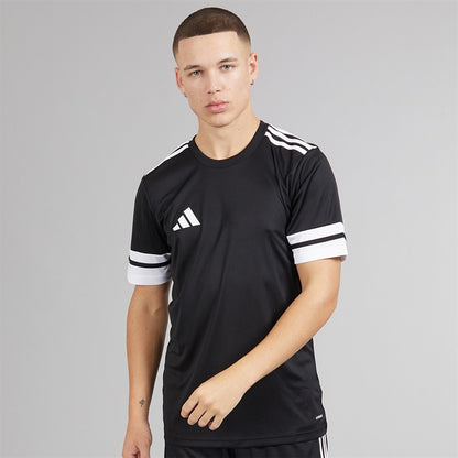 adidas Mens Squadra 25 T-Shirt Team Navy Blue/White