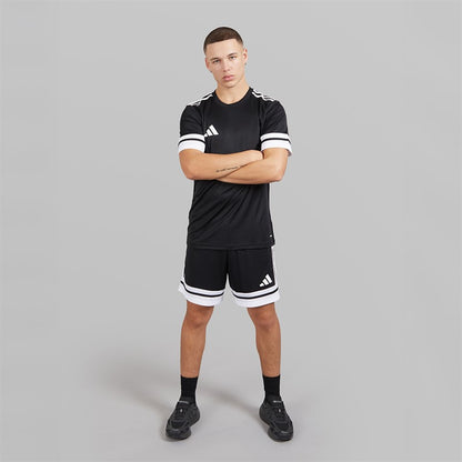 adidas Mens Squadra 25 T-Shirt Team Navy Blue/White