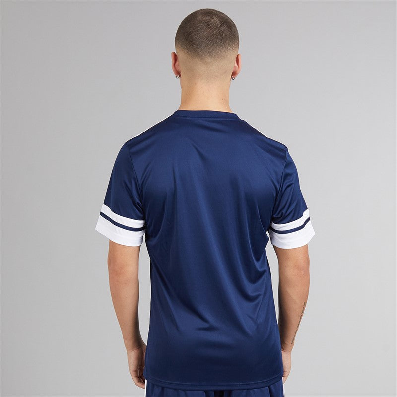 adidas Mens Squadra 25 T-Shirt Team Navy Blue/White