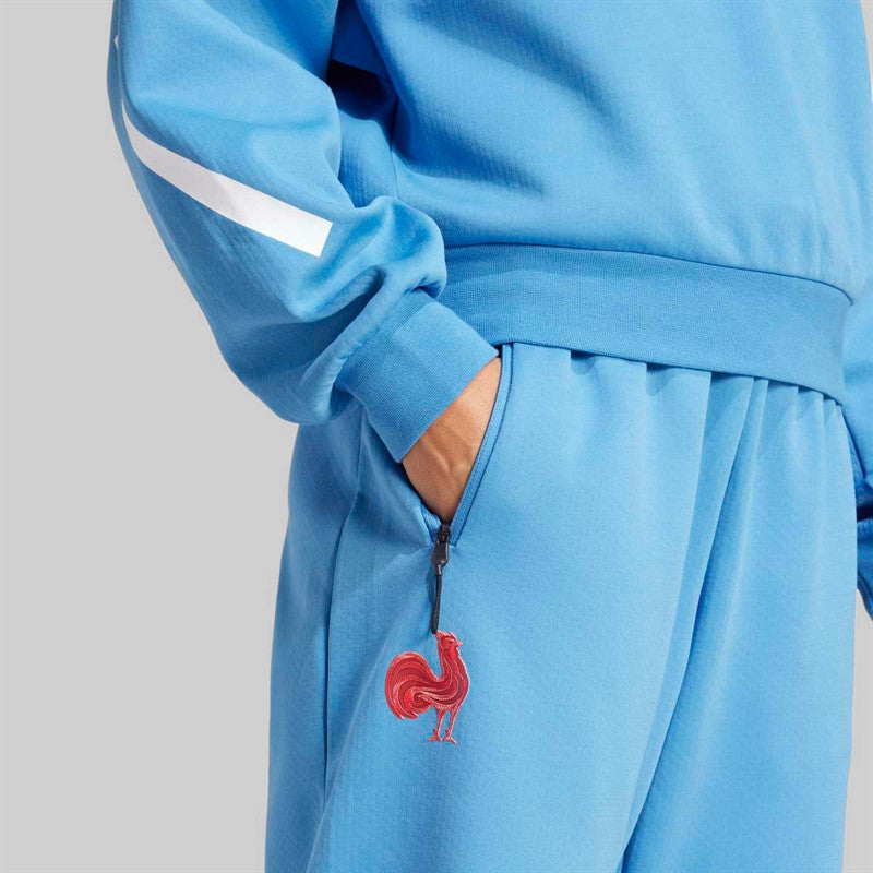 Womens FFR France Rugby Z.N.E Travel Track Pants Focus Blue