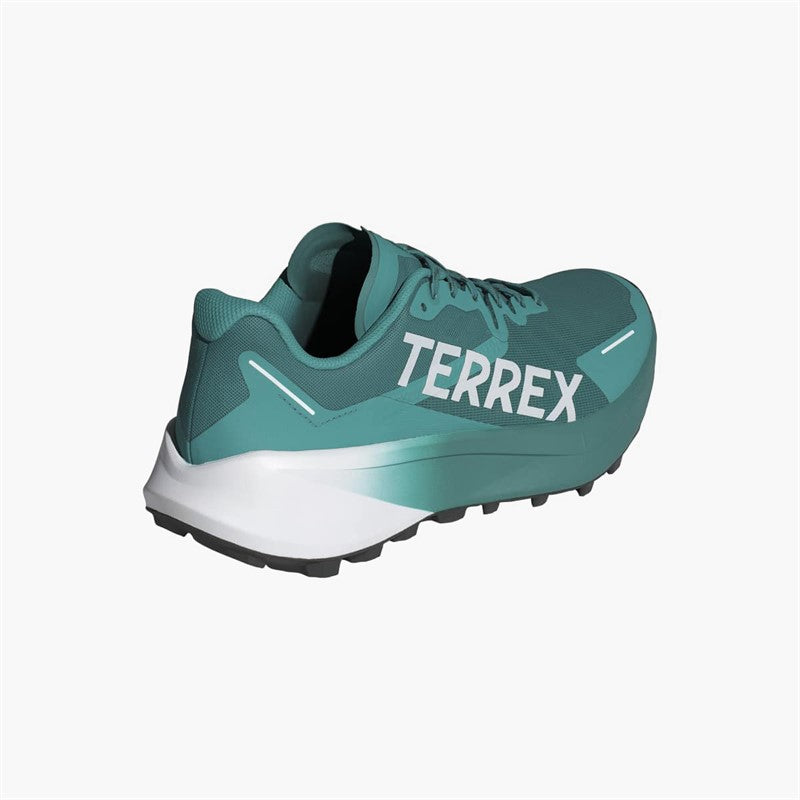 adidas Mens Terrex Agravic 3 Trail Running Shoes Semi Flash Aqua/Cloud White/Lucid Lemon