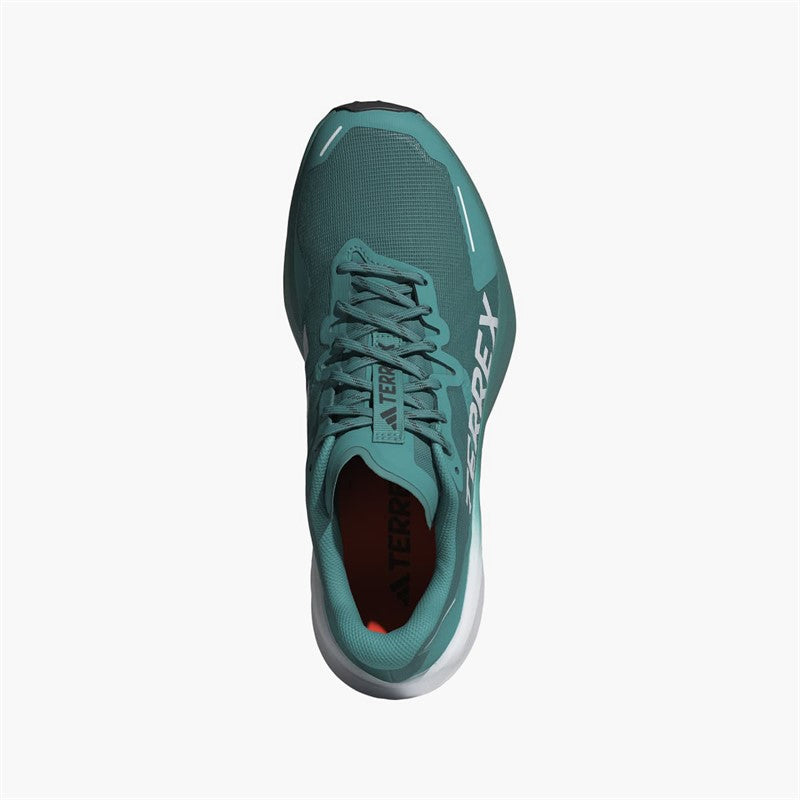 adidas Mens Terrex Agravic 3 Trail Running Shoes Semi Flash Aqua/Cloud White/Lucid Lemon