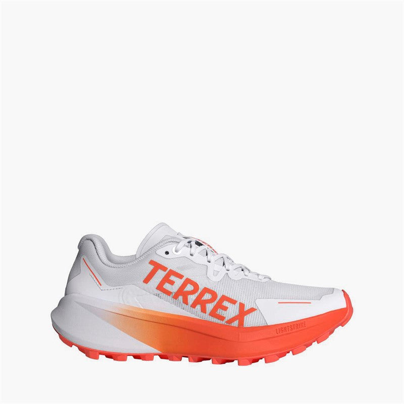 Womens Terrex Agravic 3 Trail Running Shoes Cloud White/Semi Impact Orange/Dash Grey