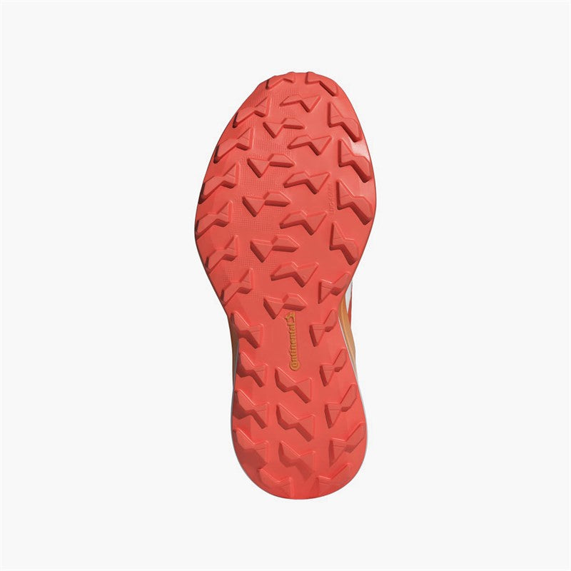Womens Terrex Agravic 3 Trail Running Shoes Cloud White/Semi Impact Orange/Dash Grey