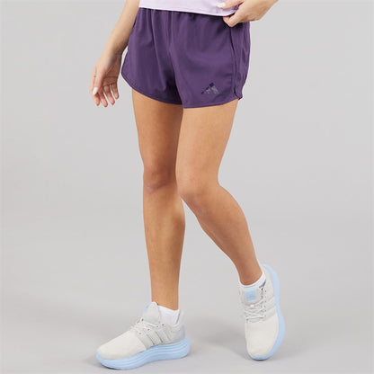 Womens Pacer Training High Rise Woven Shorts Aurora Plum