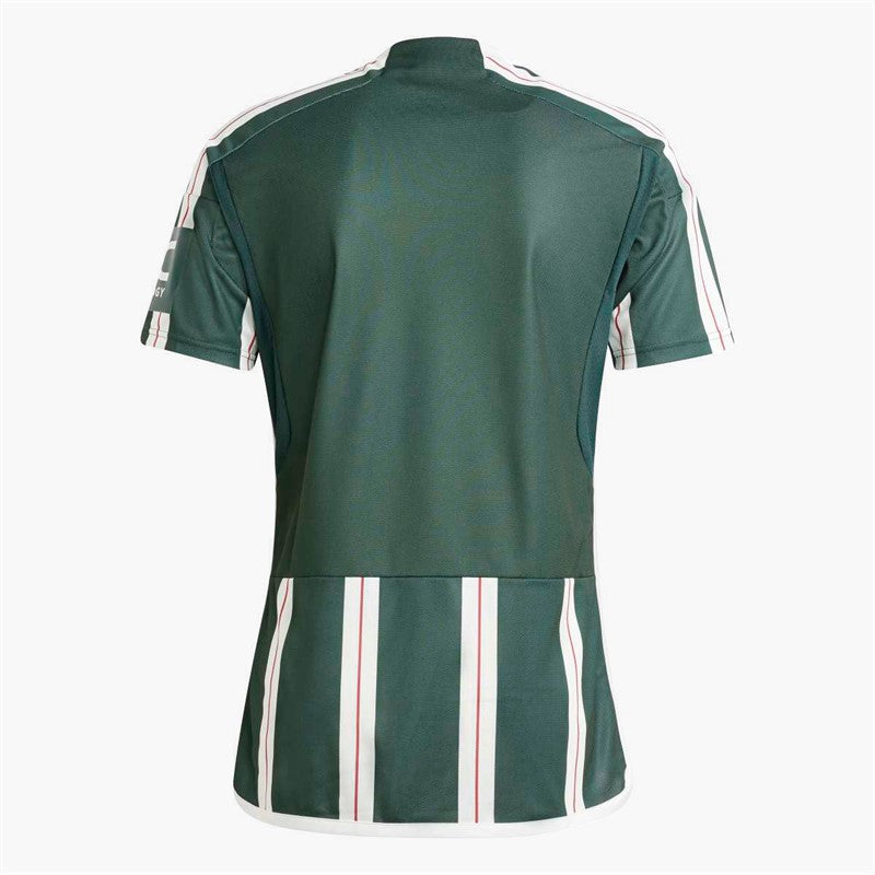 Mens MUFC Manchester United 23/24 Away Jersey Green Night/White/Active Maroon