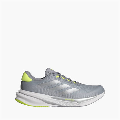 Womens Supernova Stride 2 Neutral Running Shoes Halo Silver/Silver Metallic/Lucid Lemon