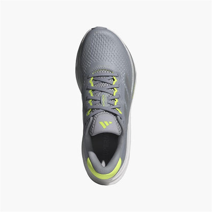 Womens Supernova Stride 2 Neutral Running Shoes Halo Silver/Silver Metallic/Lucid Lemon