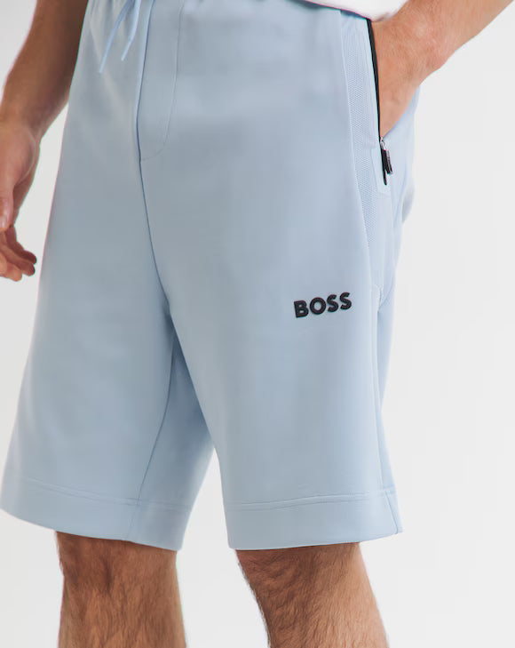 BOSS Light Blue Sweat Short