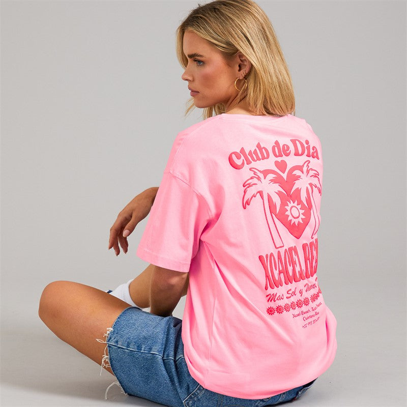 Brave Soul Womens Tulum Graphic T-Shirt
