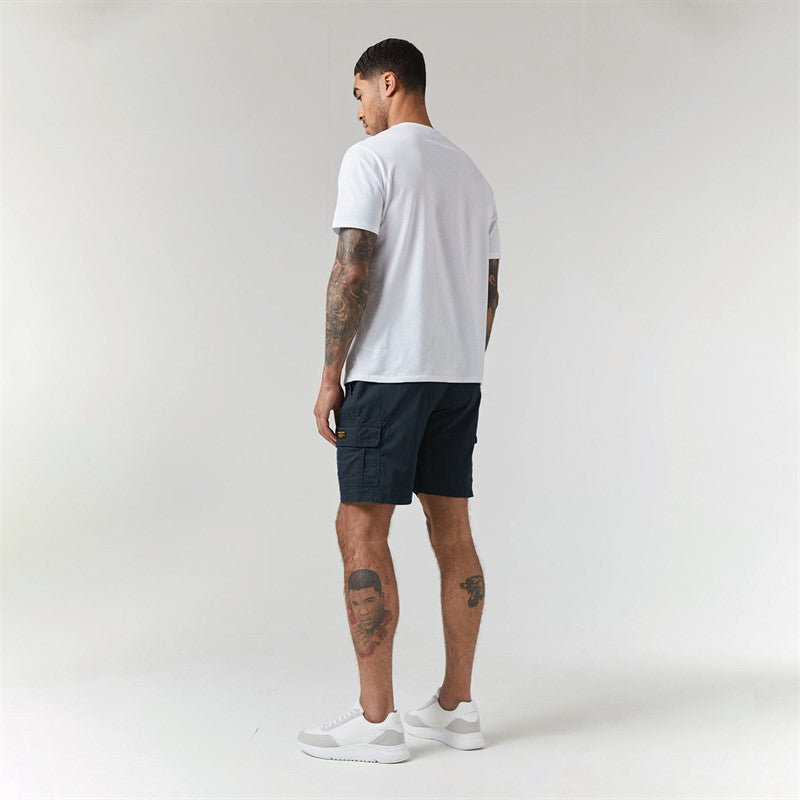 Closure London Mens Two Pack Utility Cargo Shorts Grey/Navy
