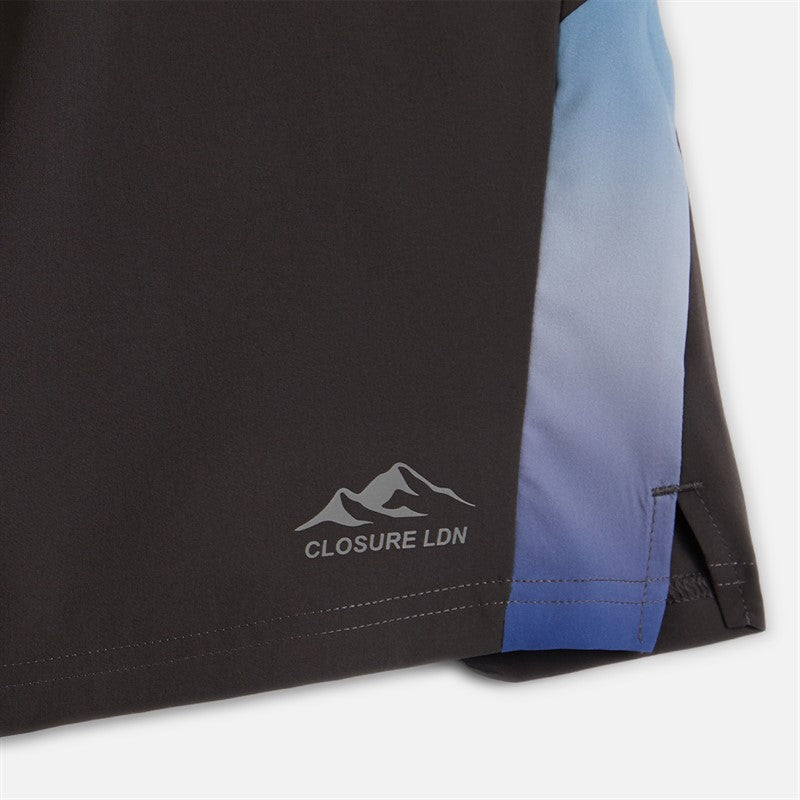 Closure London Boys Ombre T-Shirt And Shorts Set Blue/Graphite